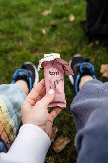 Protein bar with sweetener, Strawberry cheesecake
