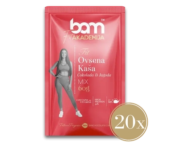 fit breakfast chocolate and strawberry 20 pieces