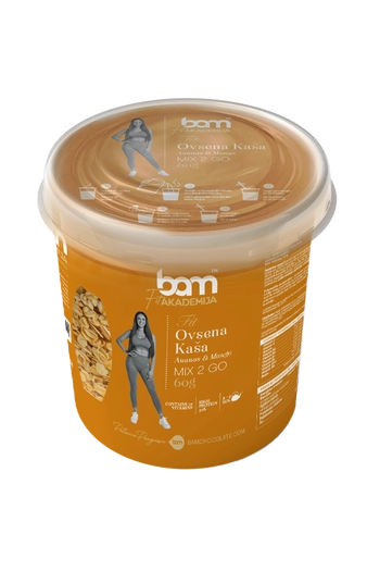 oatmeal 2 go pineapple a mango with sweetener