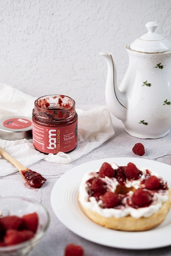 Raspberry jam, no added sugar, 200 g