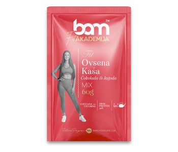 oatmeal chocolate and strawberry 60 g