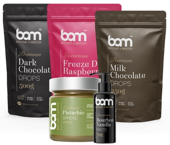 confectionery set desserts in a cone