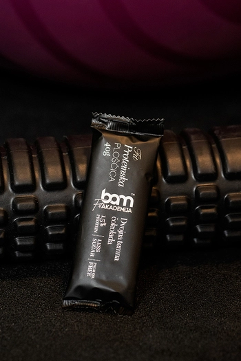 Protein bar with sweetener, Double dark chocolate
