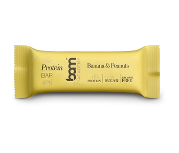 Protein bar with sweetener, Banana & peanuts