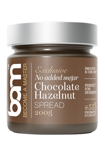 hazelnut spread with cocoa and sweeteners no added sugar 200 g