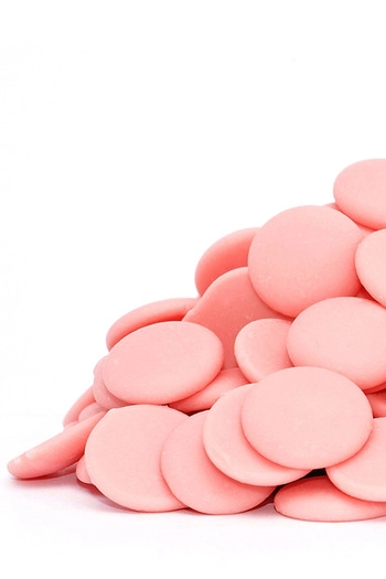 Strawberry chocolate drops, 250 g