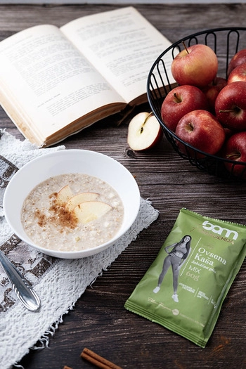 Oatmeal, Apple pie, 60 g