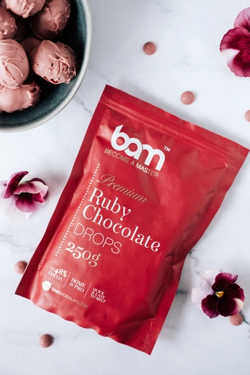 Ruby Chocolate Drops, 250g