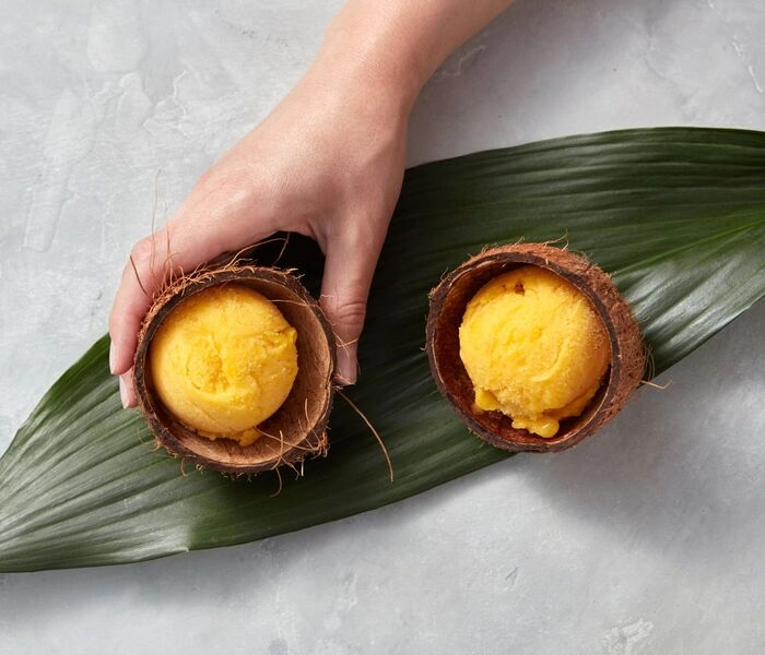 passion fruit sorbet