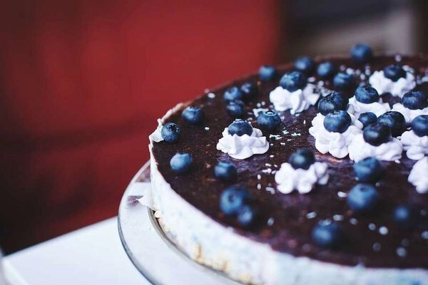 no-bake blueberry cheesecake